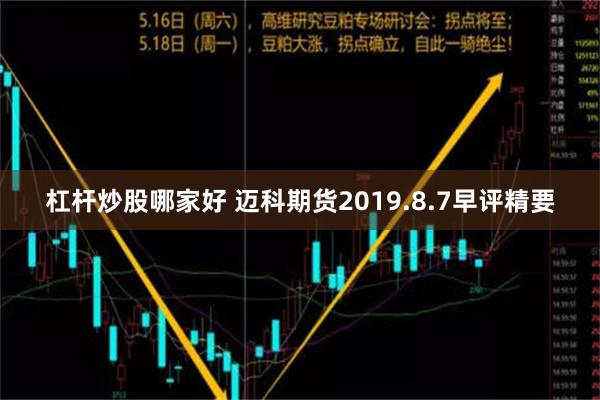 杠杆炒股哪家好 迈科期货2019.8.7早评精要